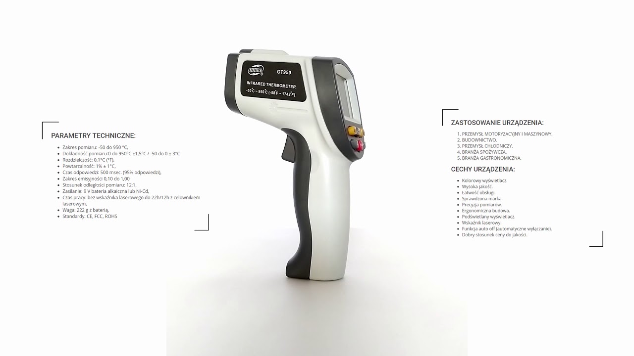 Pirometr Benetech GT950