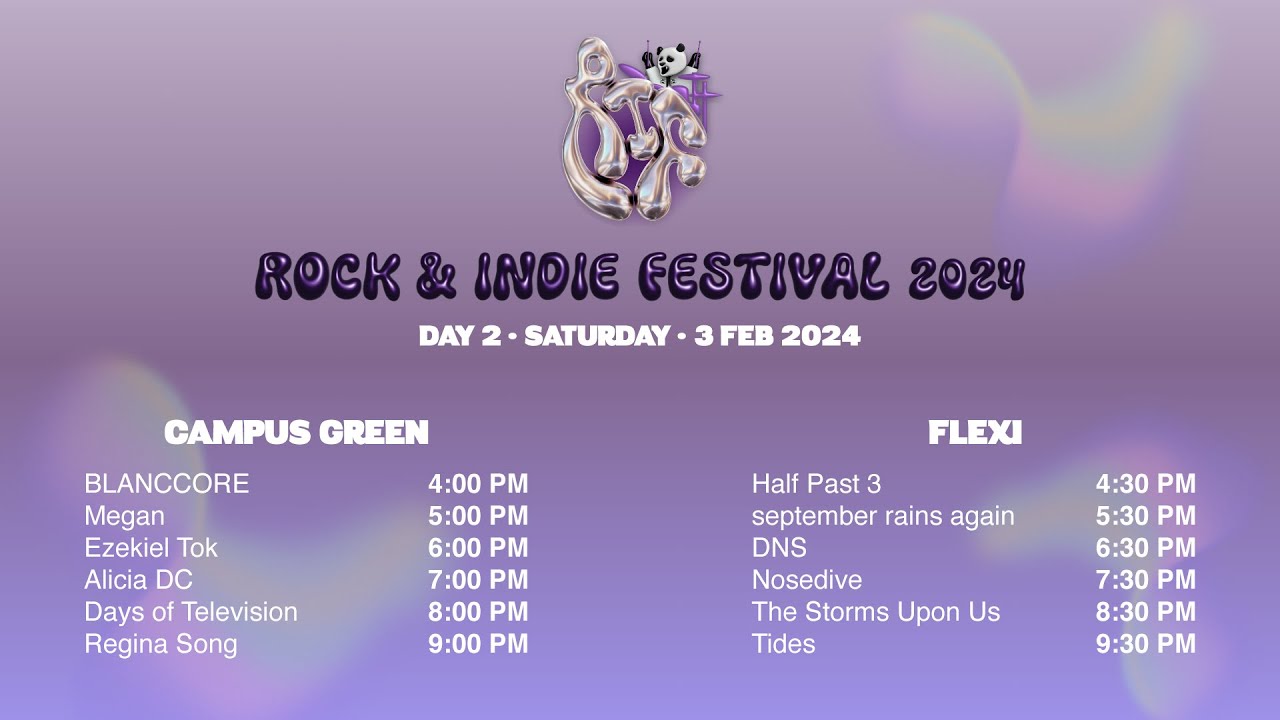 Rock & Indie Festival 2026 (Flexi - Day 1)
