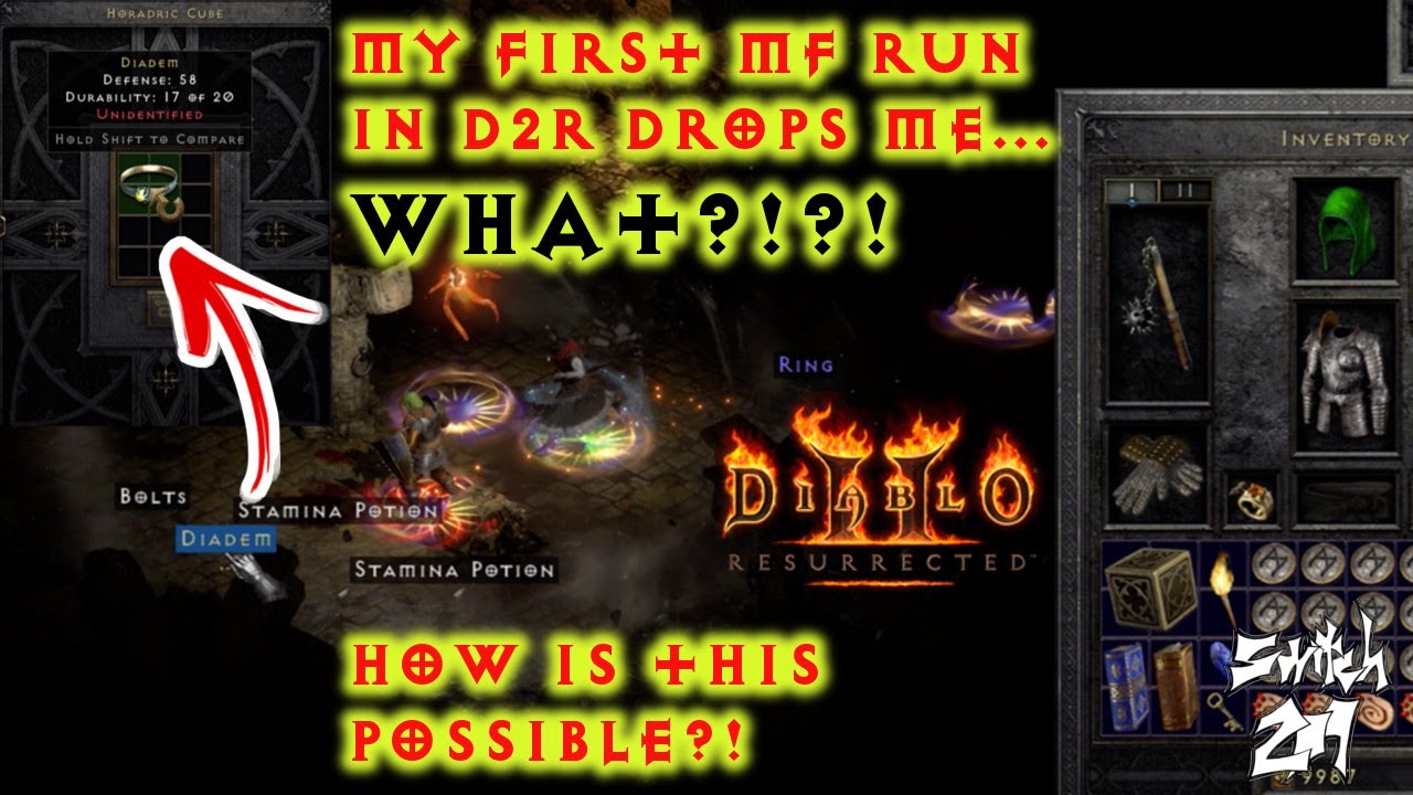 Griffon's Eye On My First EVER D2R MF Run!! Drop Highlight - Diablo 2 Resurrected