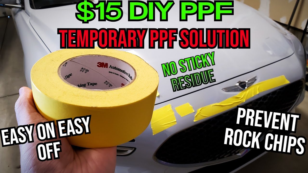 Temporary Paint Protection Film, 3M Automotive Masking Tape