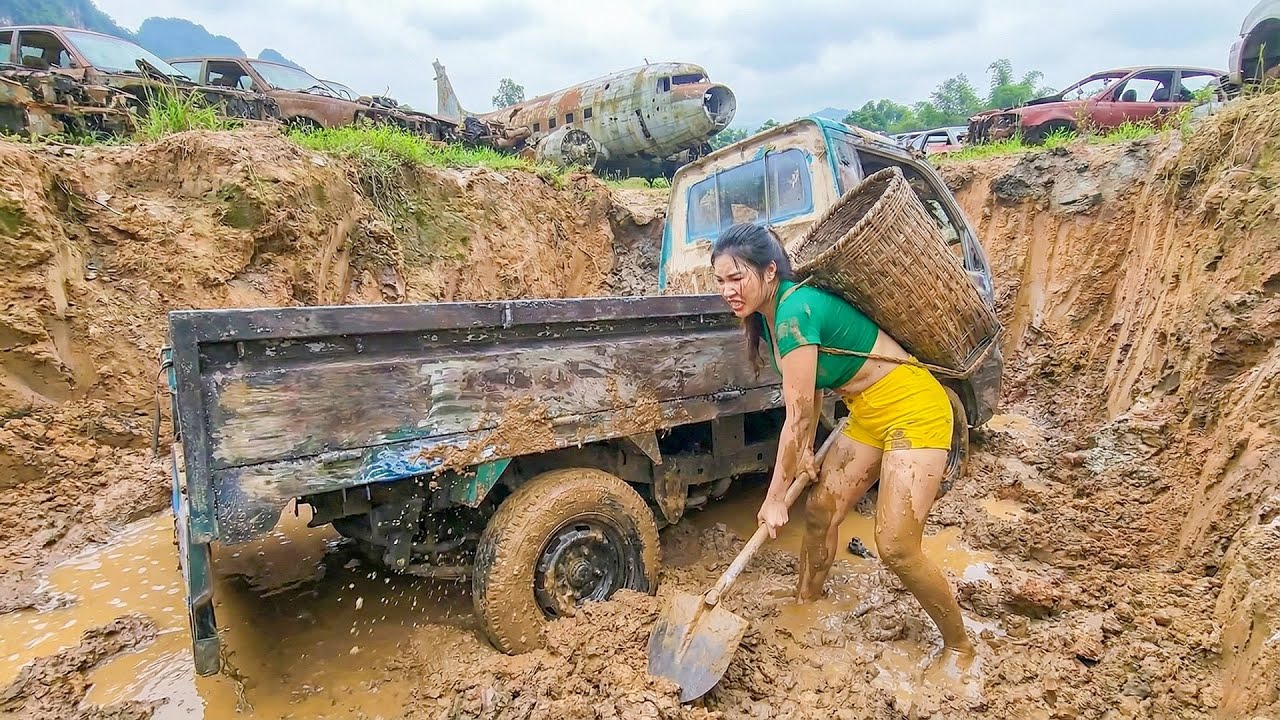They Called It $500 Scrap: She Unearths A Buried Engine And Makes It Roar Like A Beast Again
