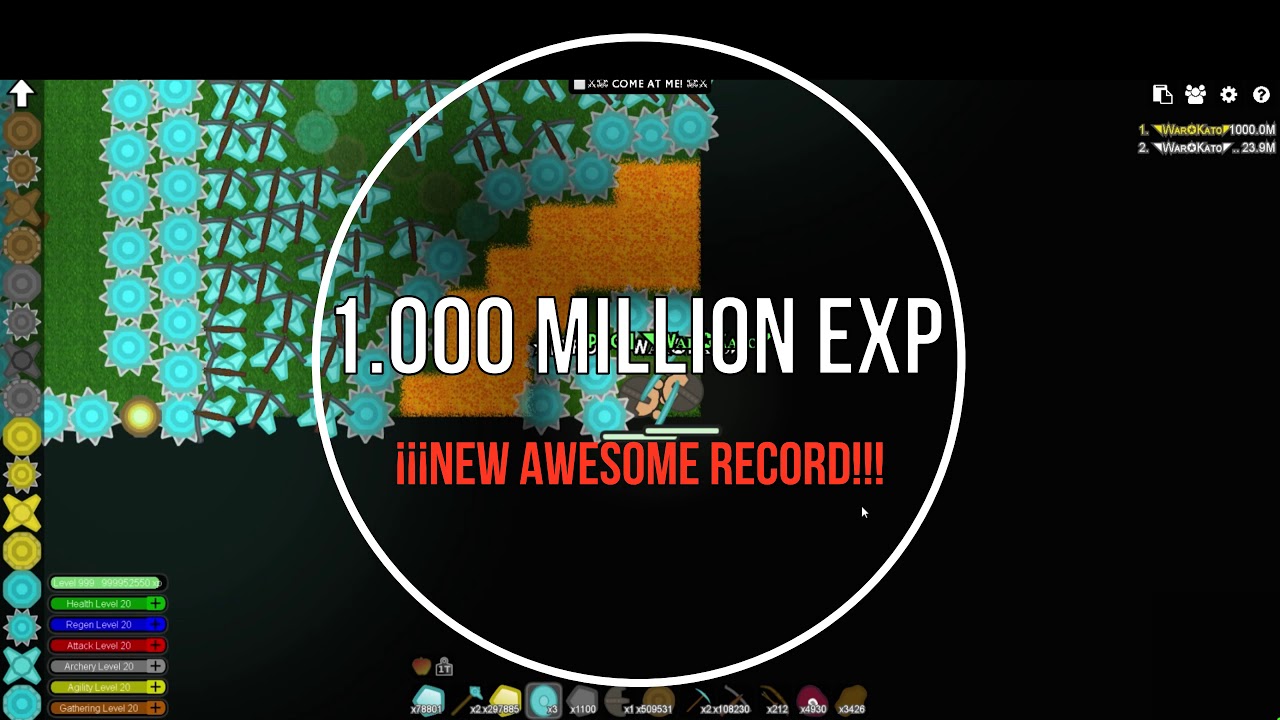 Doomed.io - 1.000M EXP NEW RECORD  1.000M EXP НОВАЯ ЗАПИСЬ