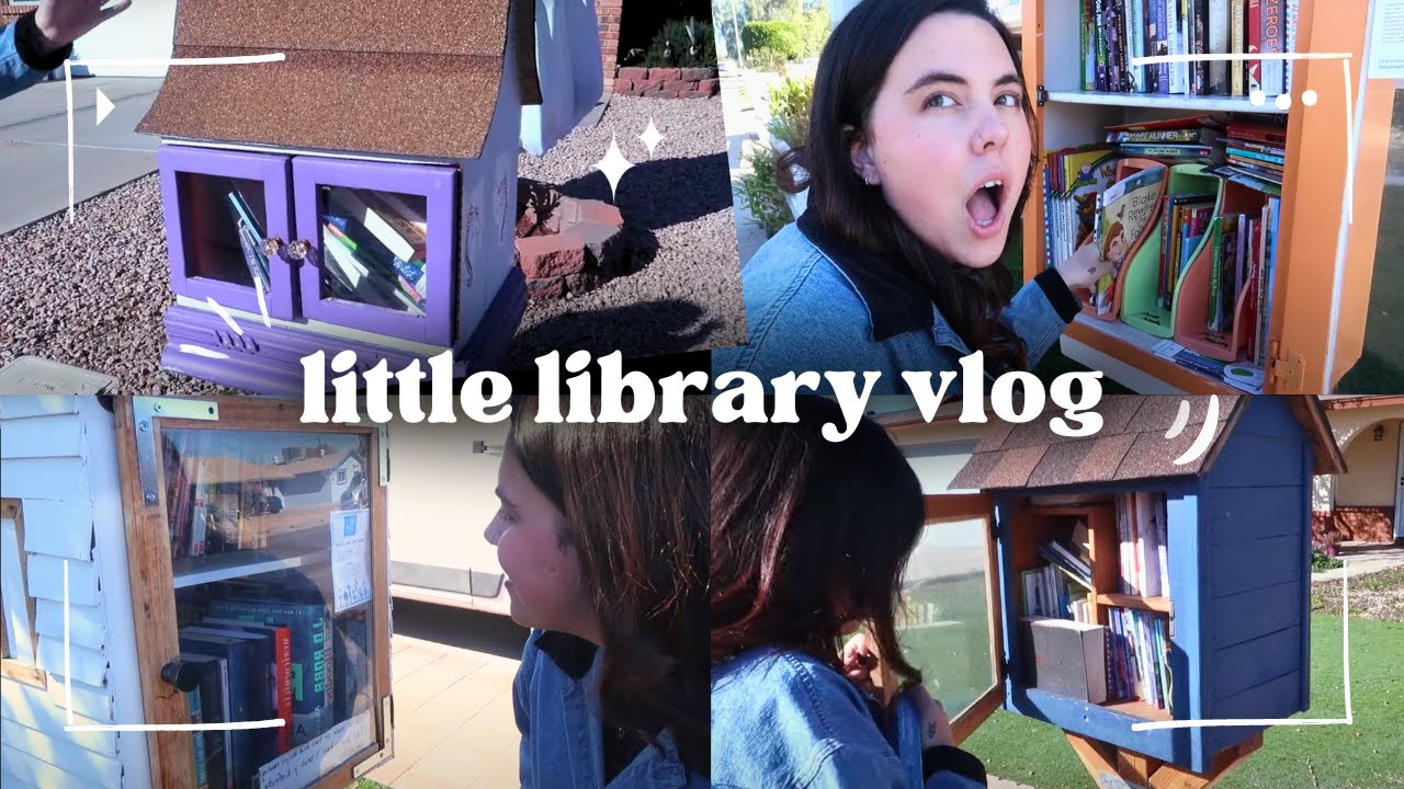 Little Free Library Vlog: 😱📚 UNHAULING MY BOOKS! *chaotic Library Hunt*
