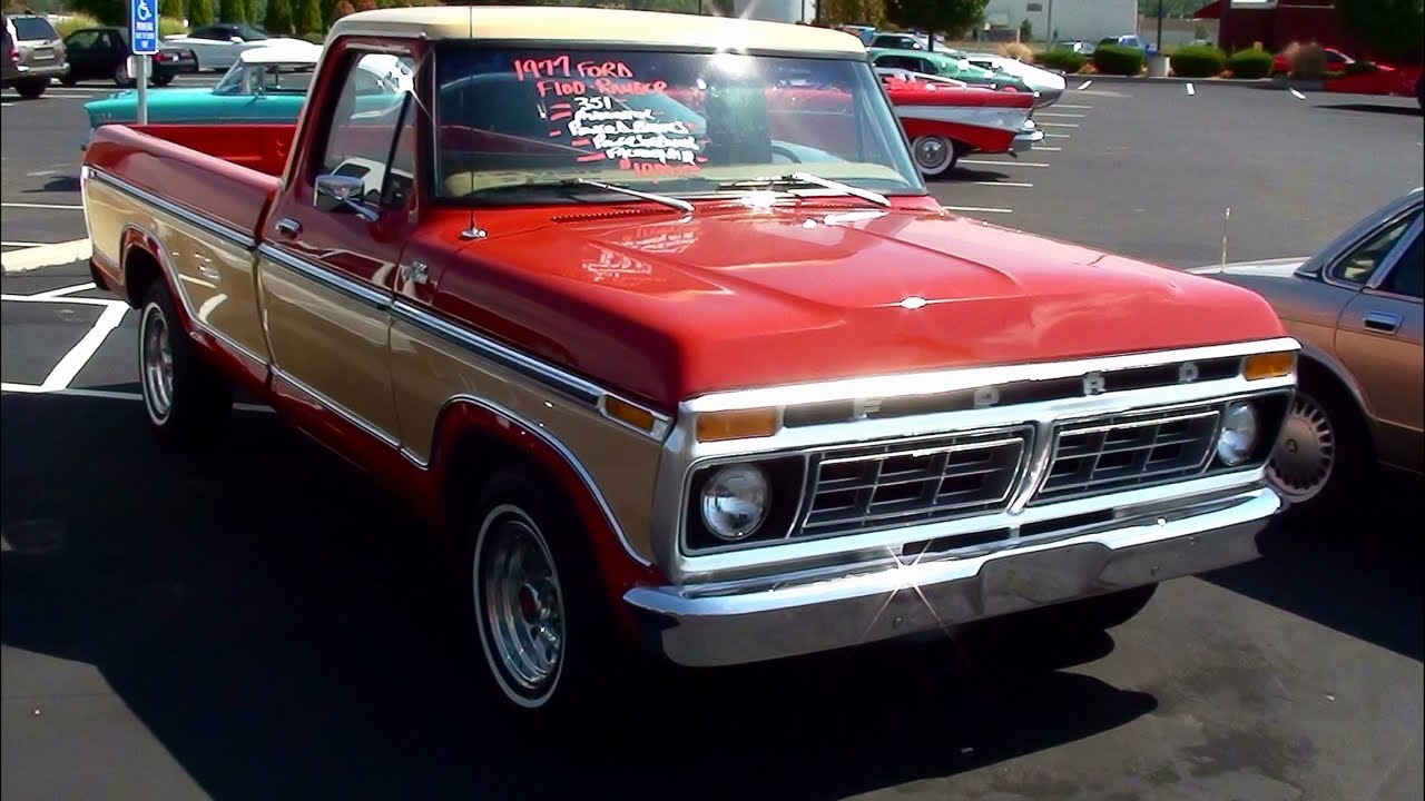 1977 Ford F100 Ranger Regular Cab Pick-up Truck 351 V8