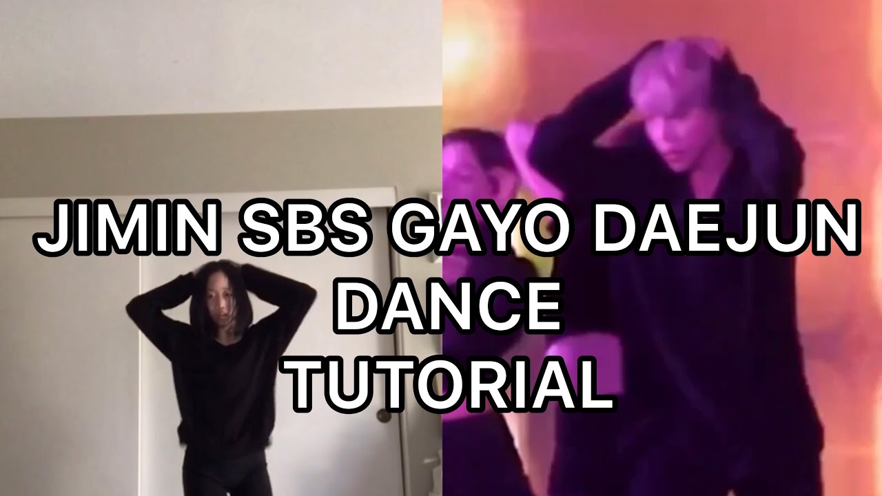 BTS Jimin SBS 가요 대전: In The Name of Love MIRRORED TUTORIAL+COVER