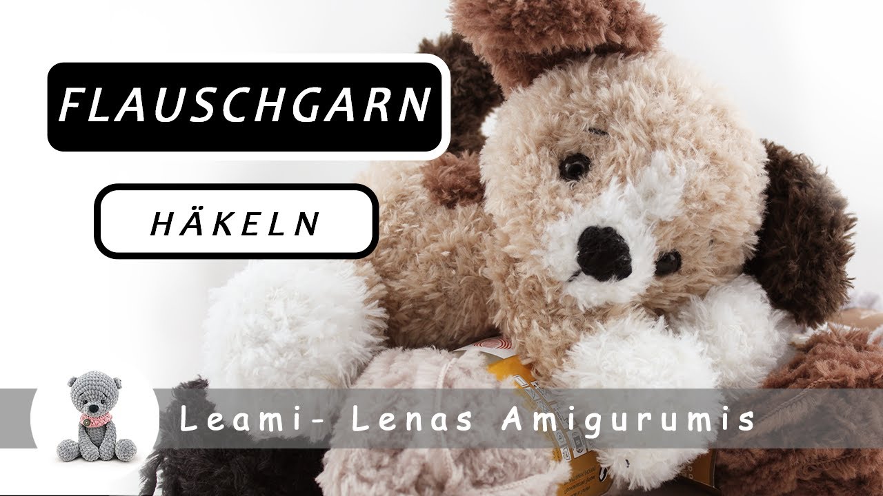 Häkeln mit Flauschgarn mit einem Beilauffaden  leichter gemacht (Effektgarn, Kuschelwolle)