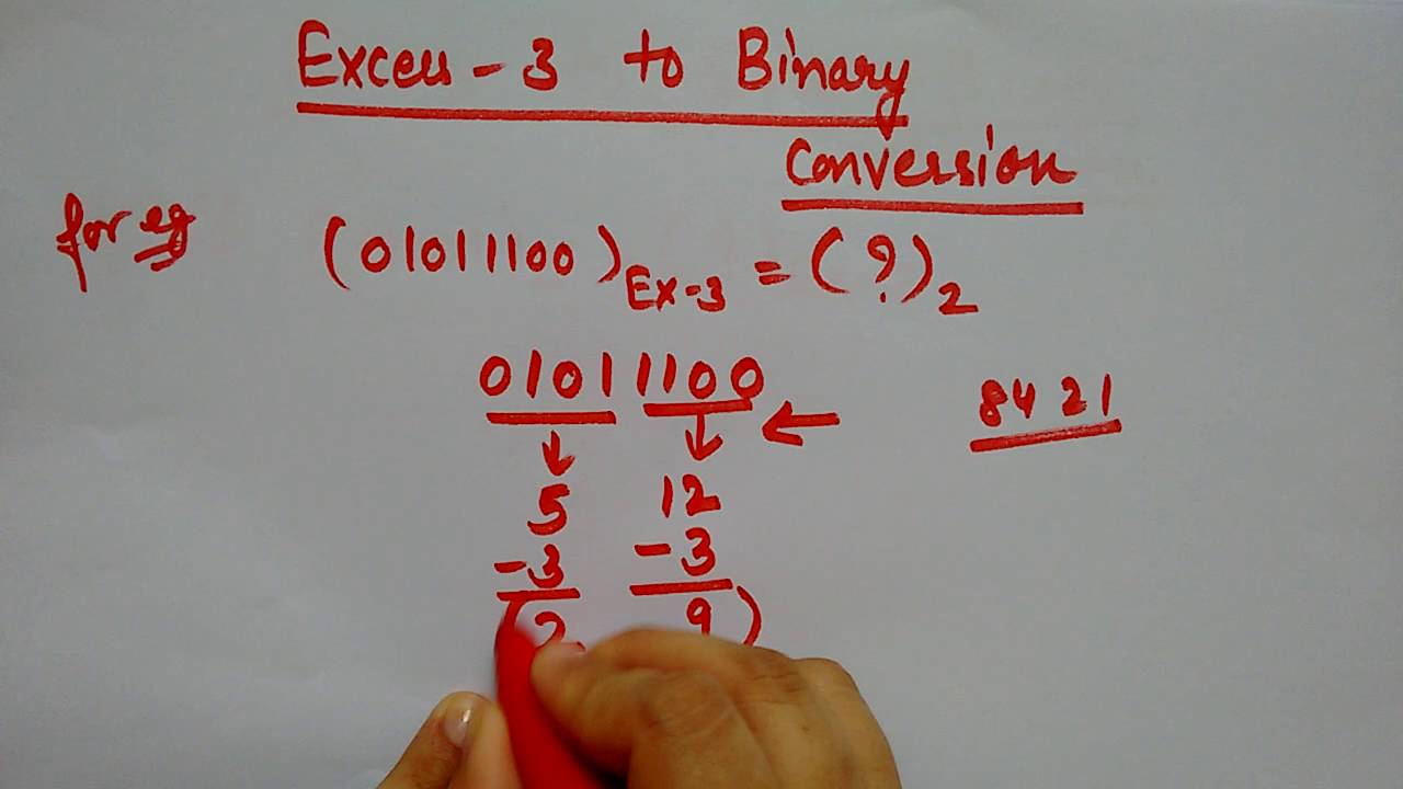 Excess 3 to binary