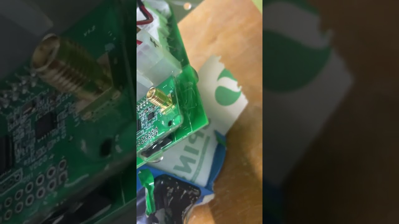 ￼ Adding a Bluetooth modular with a glue gun!