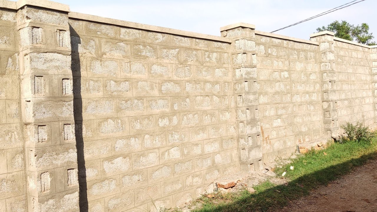 #BOQ on how much required to build these perimeter walls. Concrete blocks or Clay bricks 