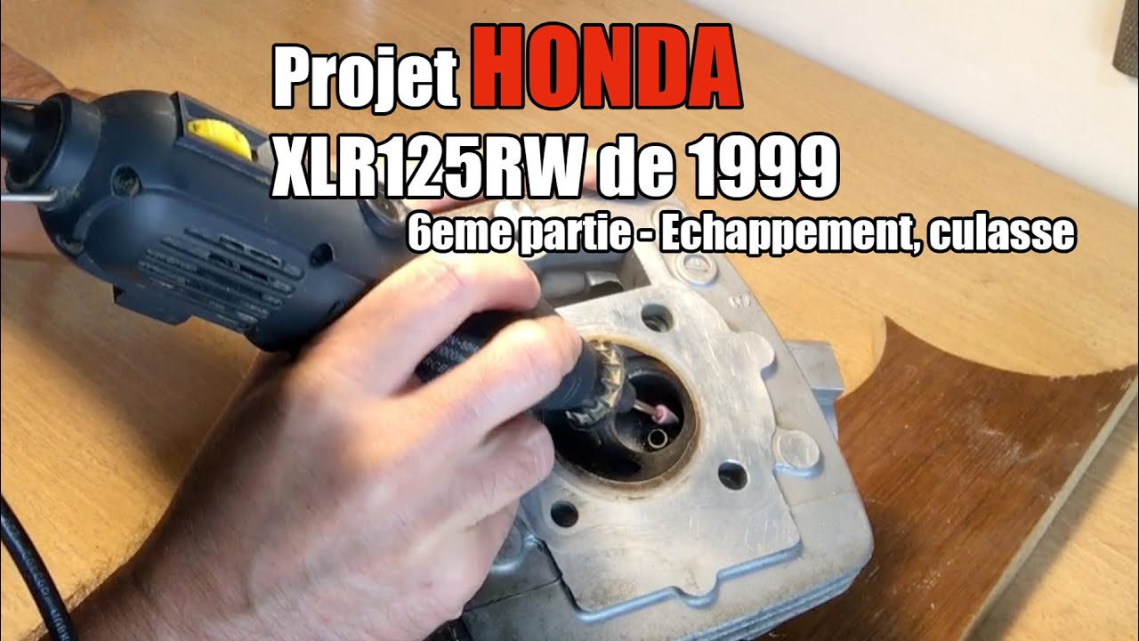 HONDA XLR 125 R Part.6 Echappement, culasse