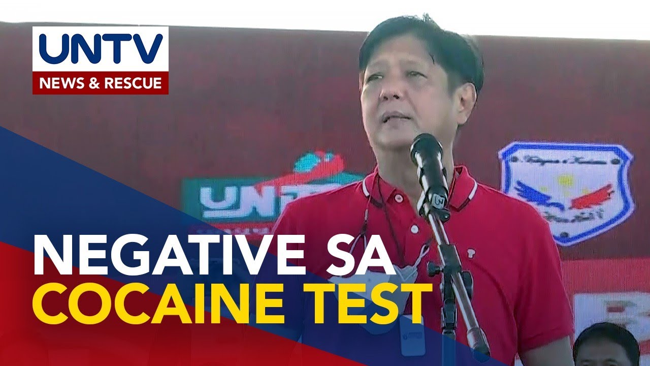 Resulta ng cocaine test ni Pangulong Marcos noong 2021, negatibo &mdash; drug analyst
