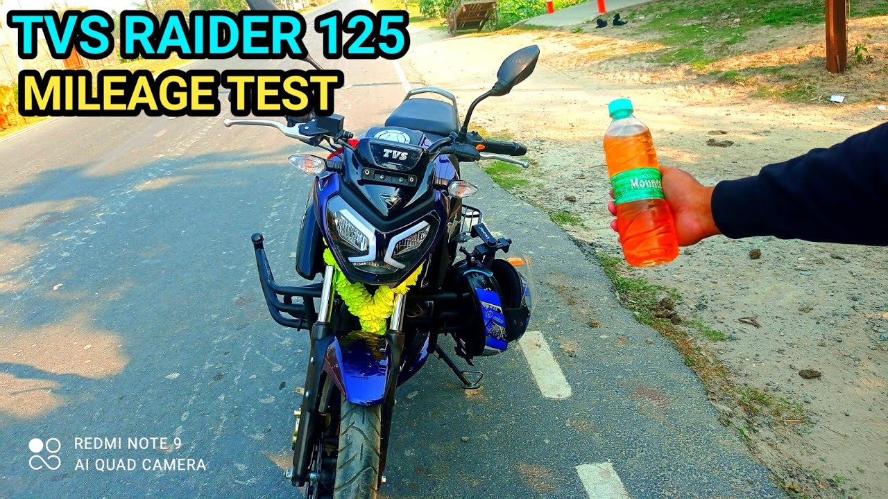 TVS Raider 125 Mileage Test | Tvs Raider 125 Mileage Test In Eco Mode