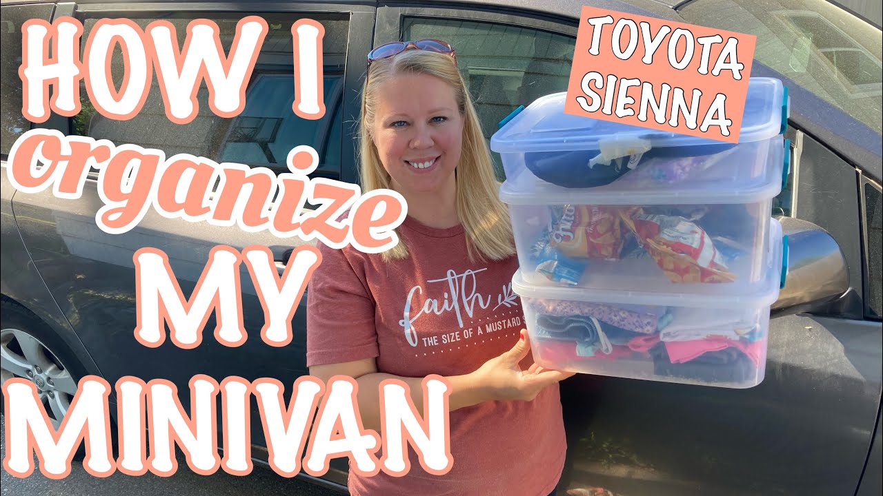 MINIVAN ORGANIZATION || WHAT I KEEP IN MY MINIVAN || SUMMER EDITION || MOM OF 5