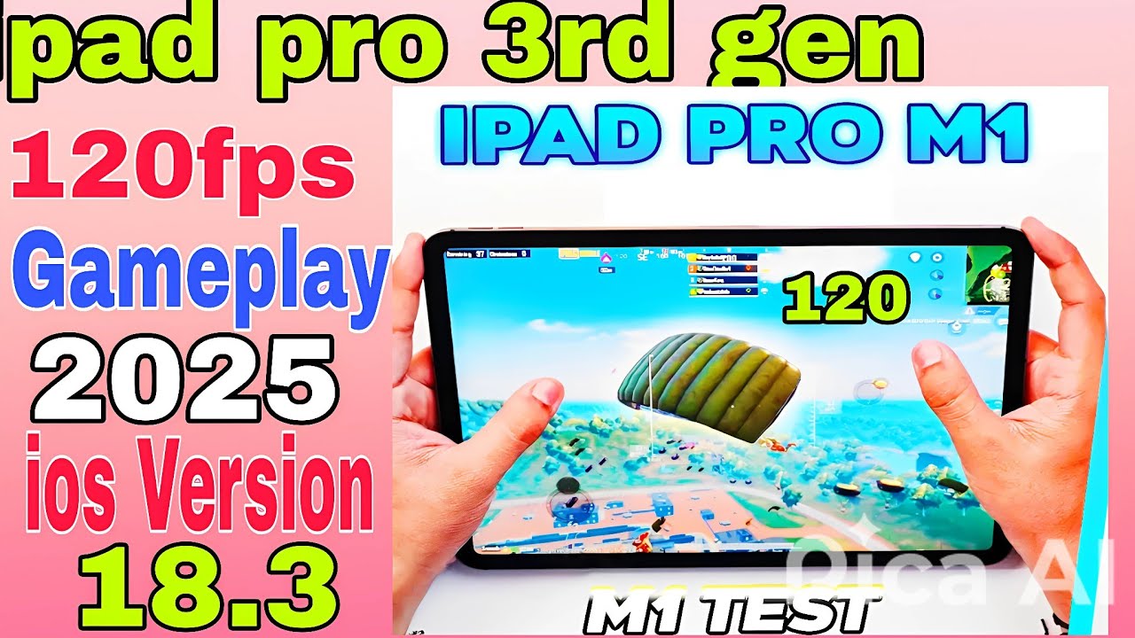 iPad Pro 3rd Gen BGMI Graphics Test 120fps Gameplay | Battery Drain Test in 2025