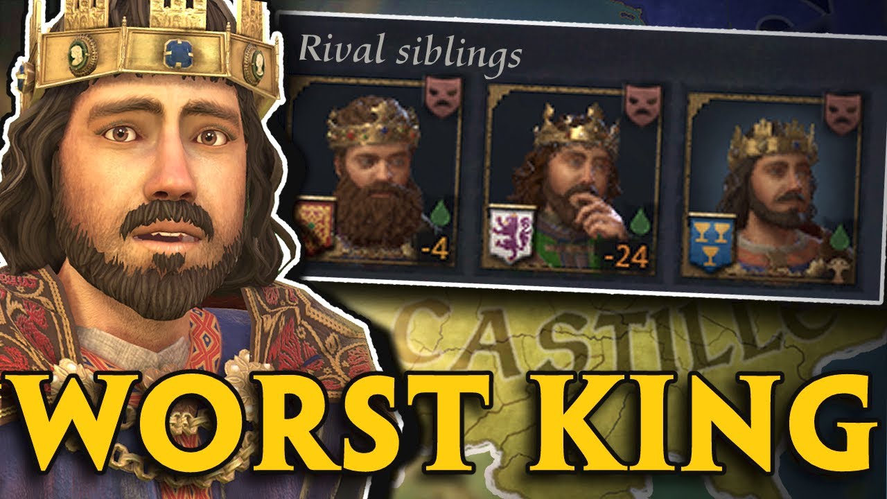 Can I SURVIVE as the WORST KING Crusader Kings 3?