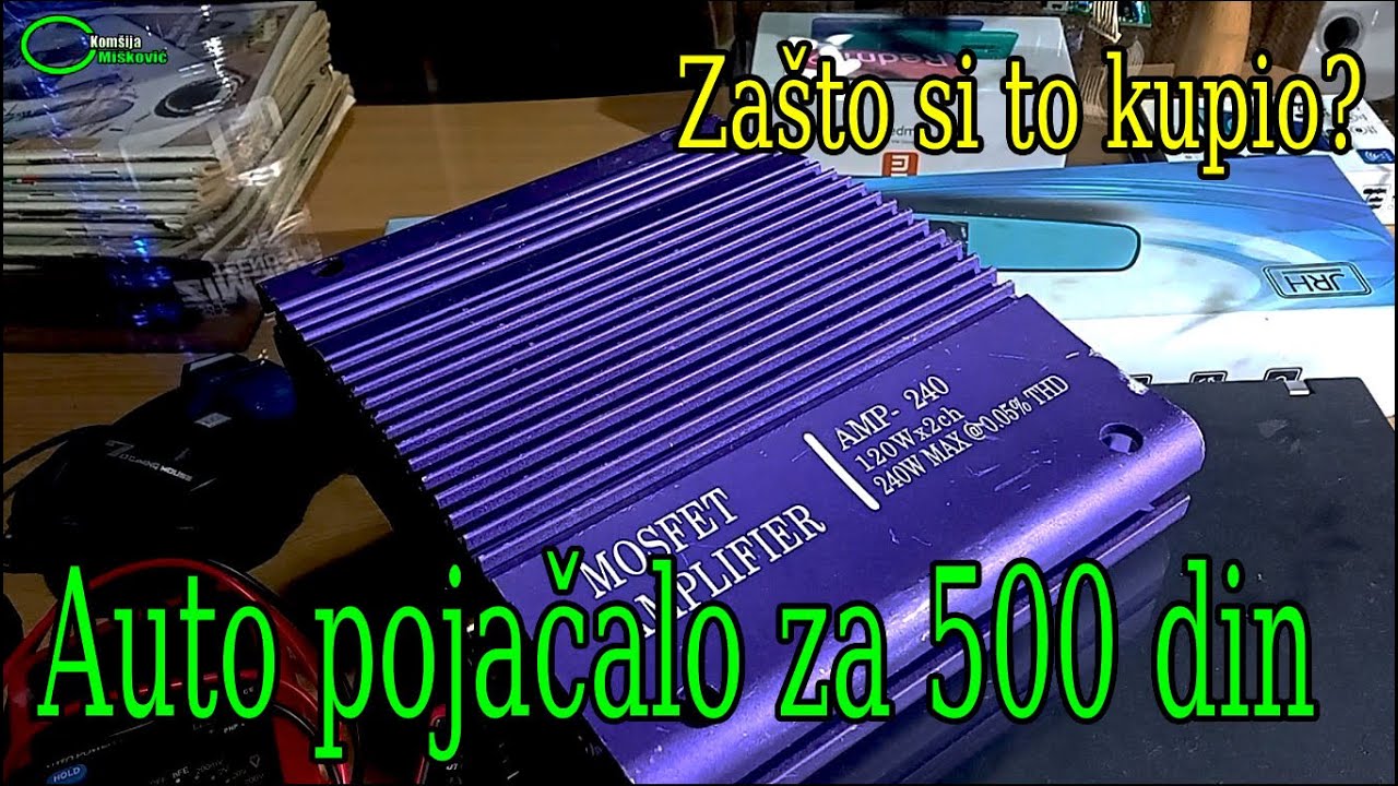 Auto pojacalo sa buvljaka za 500 din