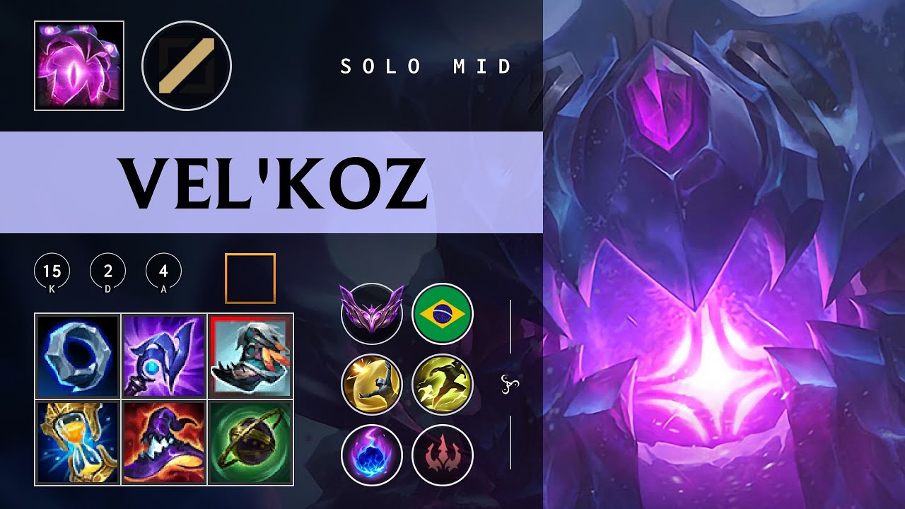 Vel'Koz Mid vs LeBlanc - BR Master Patch 26.02
