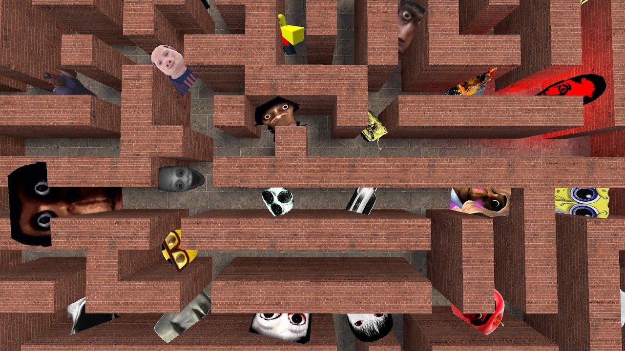Aheno Jhnpork Moai Uncle And Auughh Rosalia Nextbot Gmod Fun Maze #nextbot #Glzzabgmod