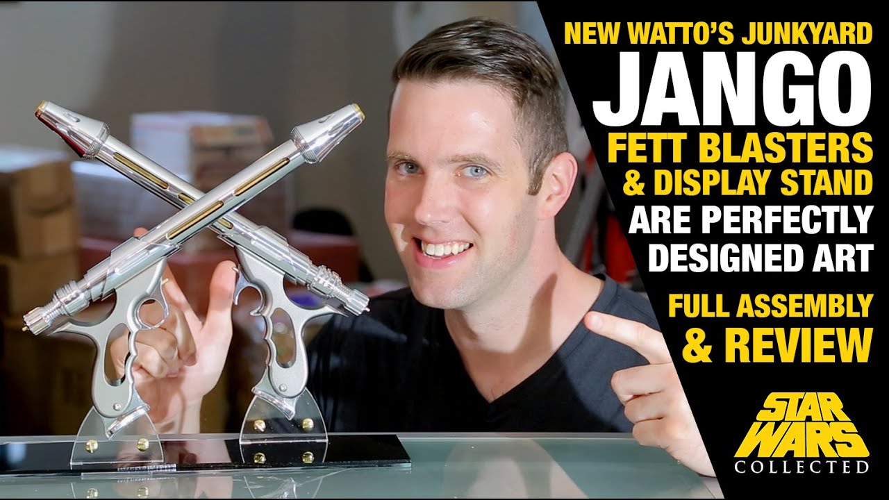 New Jango Fett Blasters Are Perfectly Designed Art