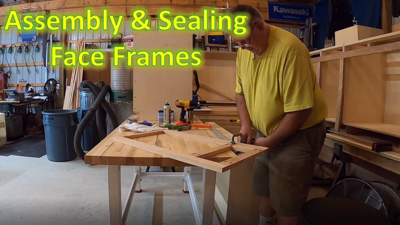 Face Frame Assembly and Sanding