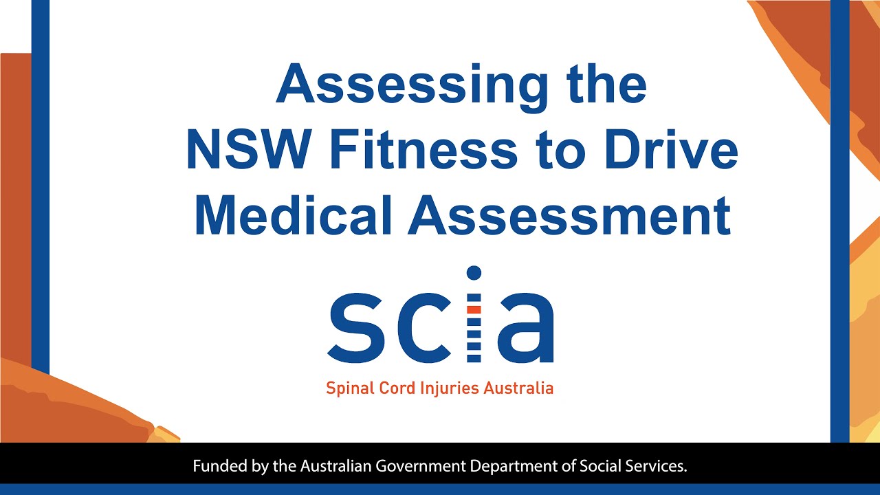 Assessing the New South Wales Fitness to Drive Medical Assessment