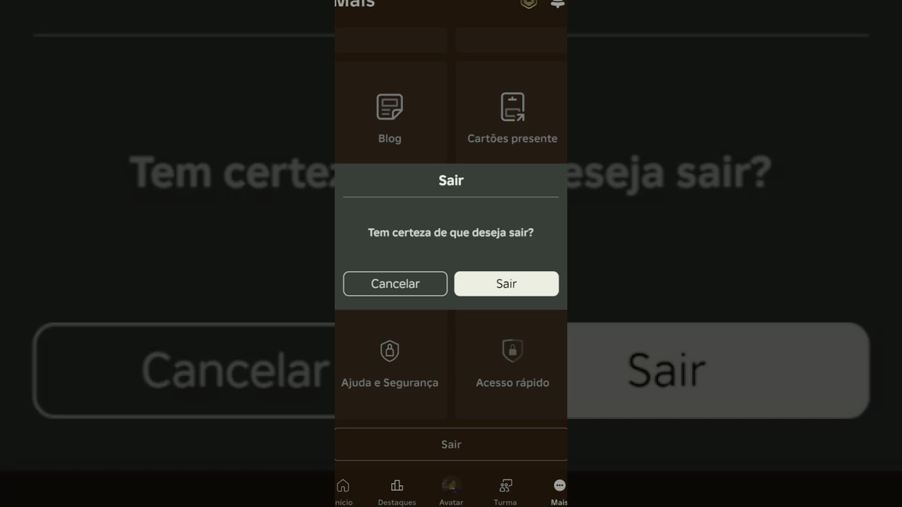 COMO TROCAR DE CONTA NO ROBLOX