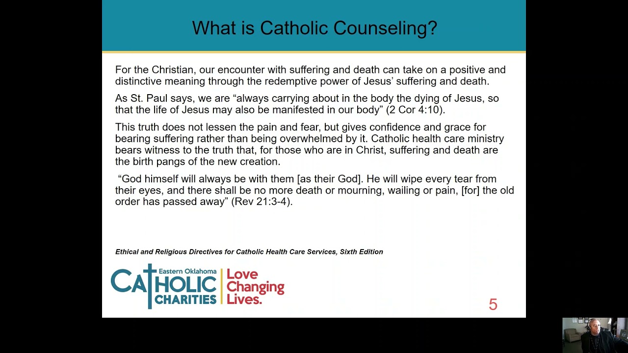 What is Catholic Counseling?  Part 1