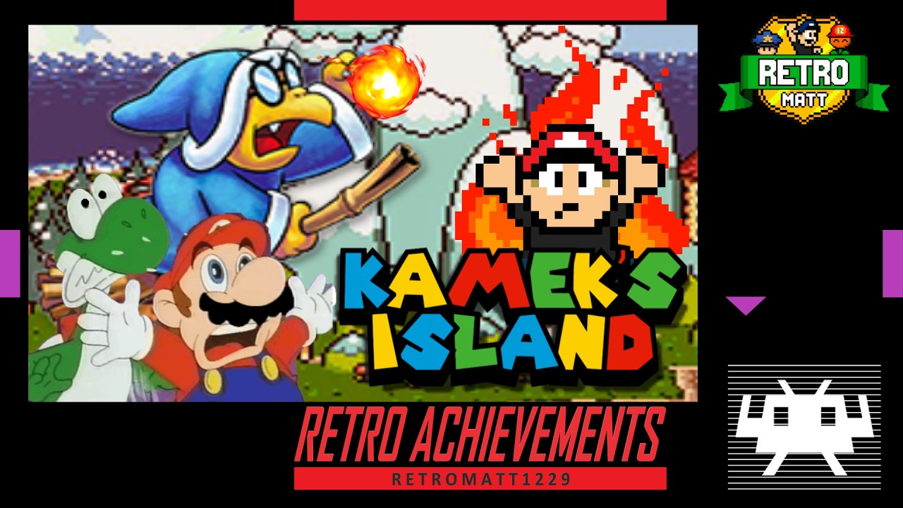 [192] Kamek's Island / SNES Hack / Retro Achievements - Rated V for Gamma