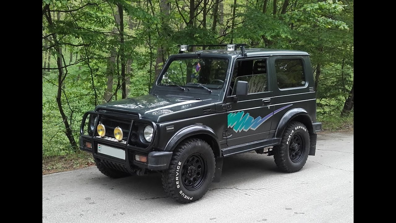 Suzuki Samurai, 1.3i.deges, Japan, dagonyázó kis disznó, első gépes, sj413