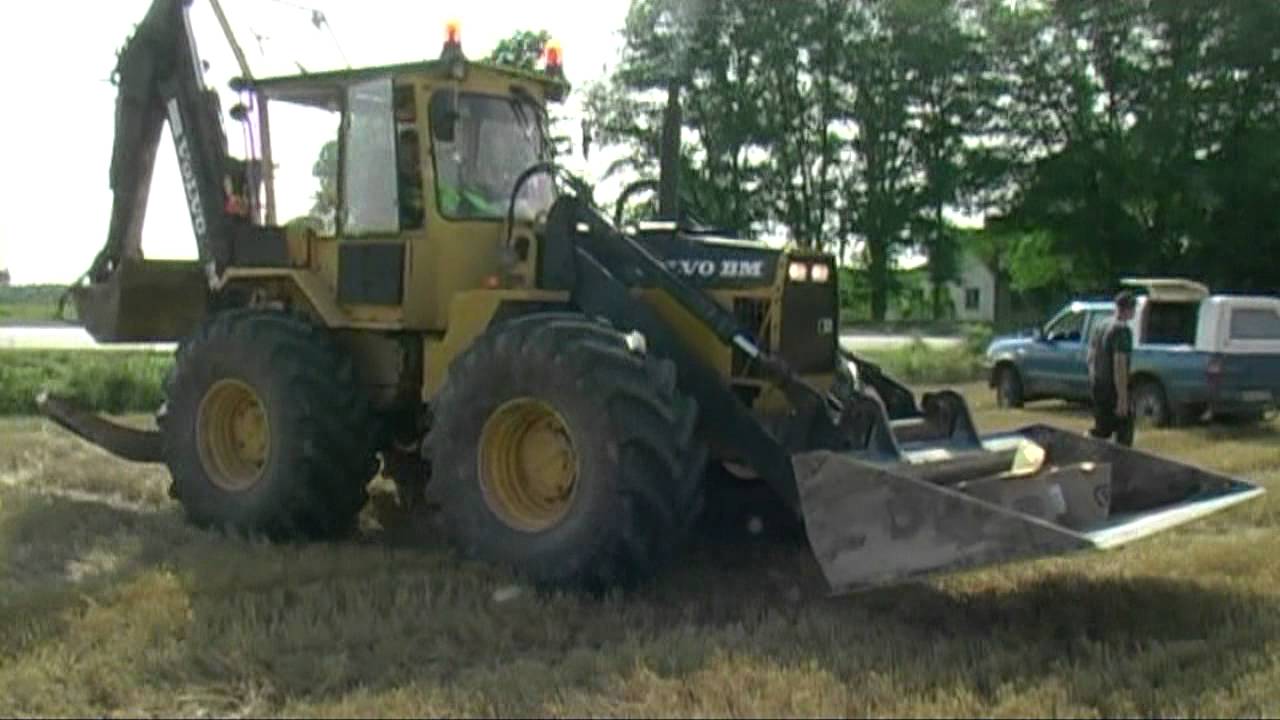 Volvo BM 6300 Backhoe in short clips 2012