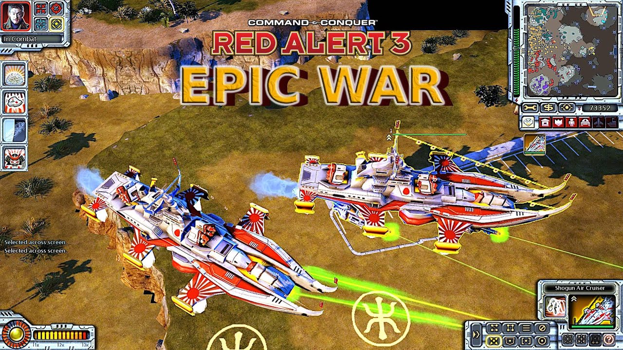 Red Alert 3 Epic War MOD Rising Sun in 4v4 Gameplay | When Wall Become Oil Derrick!!?