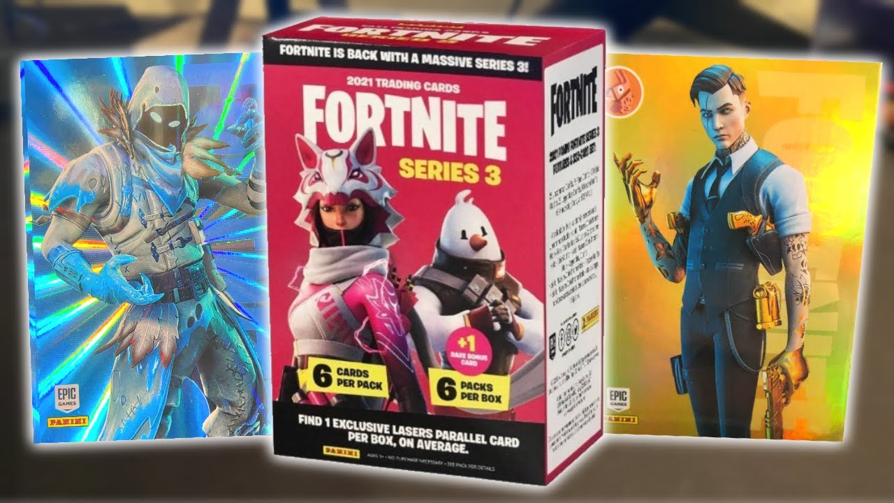 Fortnite Series 3 2x Blaster Box Opening! (BIG LASER HIT!)