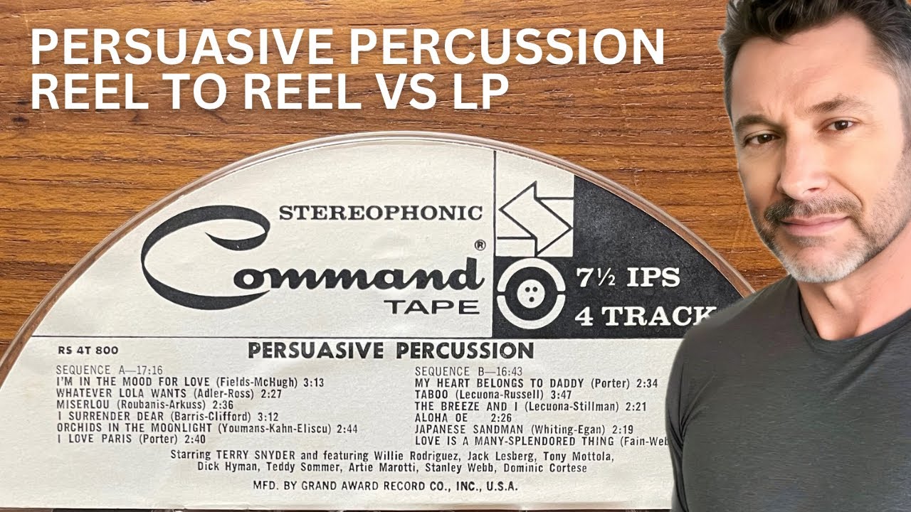 Mind-blowing Command Reel To Reel Tape: Persuasive Percussion (1959)