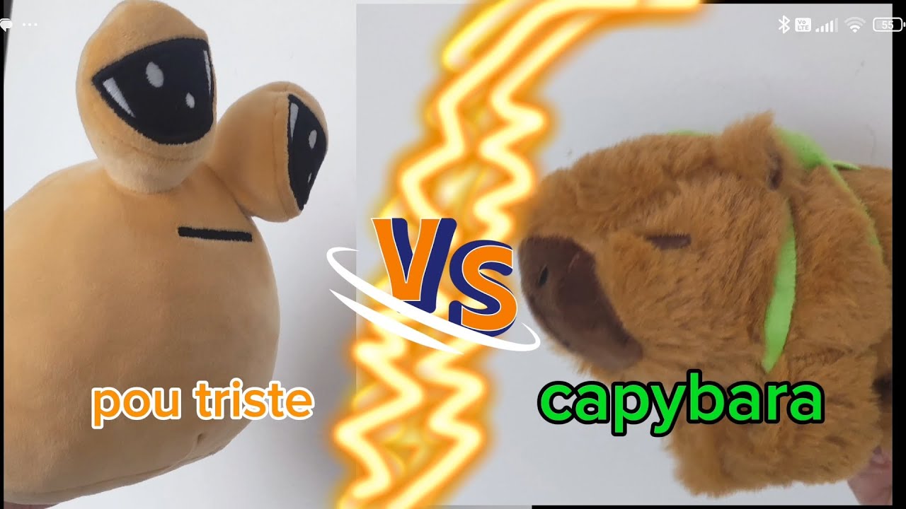 Pou triste vs capybara