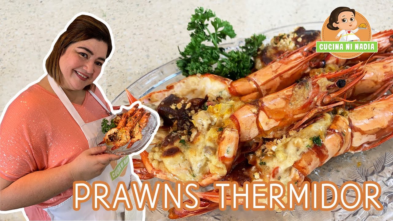 Prawns Thermidor Recipe | CREAMY, CHEESY and YUMMY Prawns Thermidor.