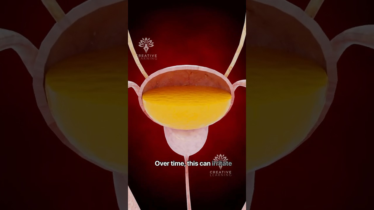 Blood in Urine 😮 Here&rsquo;s Why It Happens to Some People #short #urineinfection  - Creativelearning3d