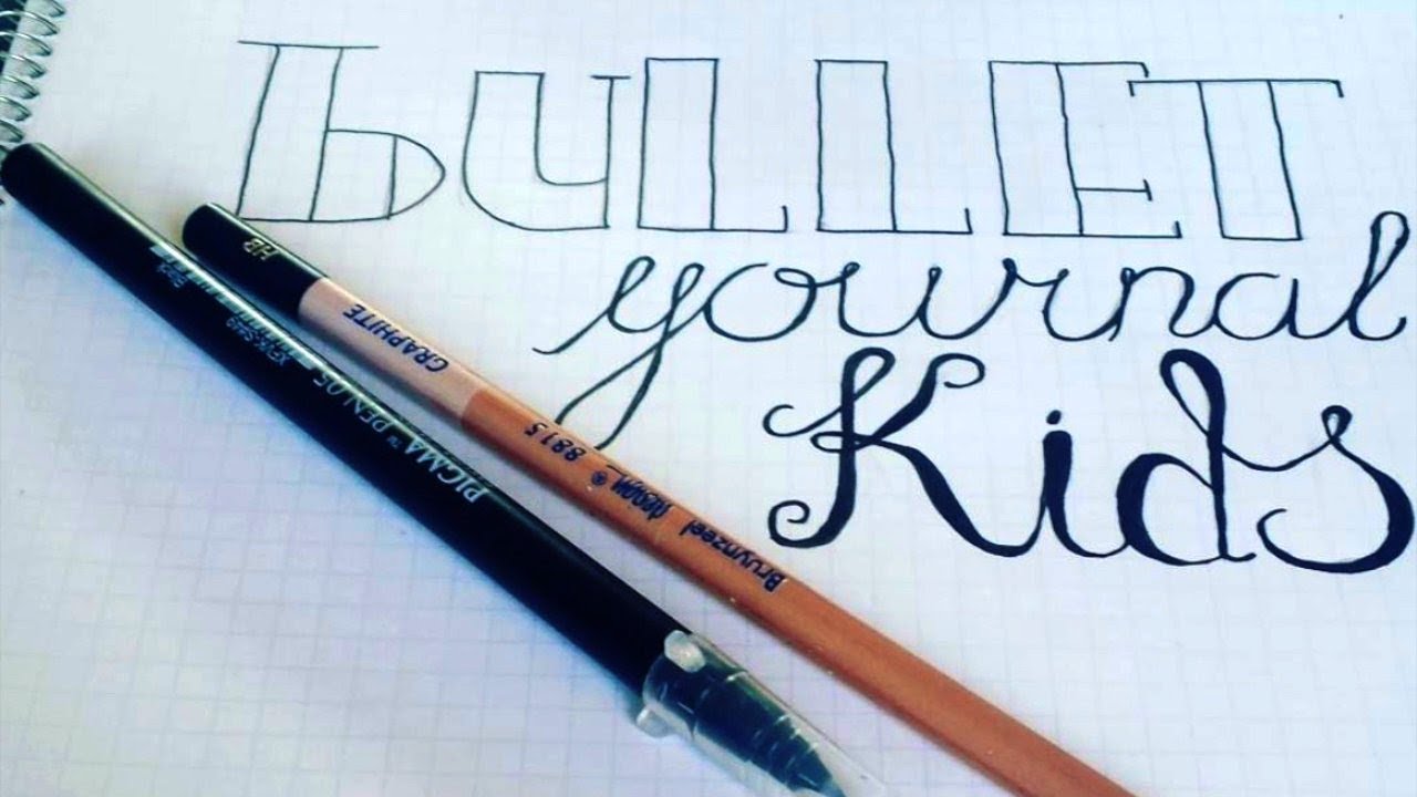 Bullet journal para niños | Orden, papel y tijera