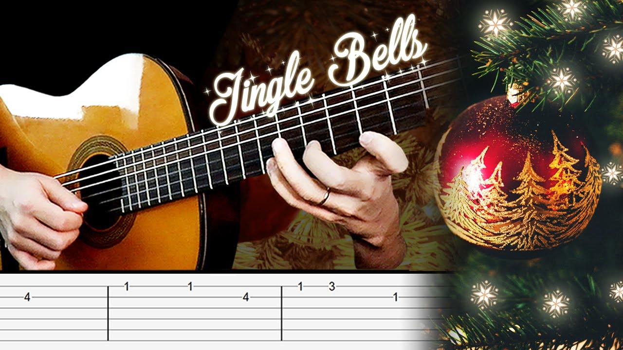 How to play JINGLE BELLS on guitar | Guitar Tab | Easy Tutorial | Cover