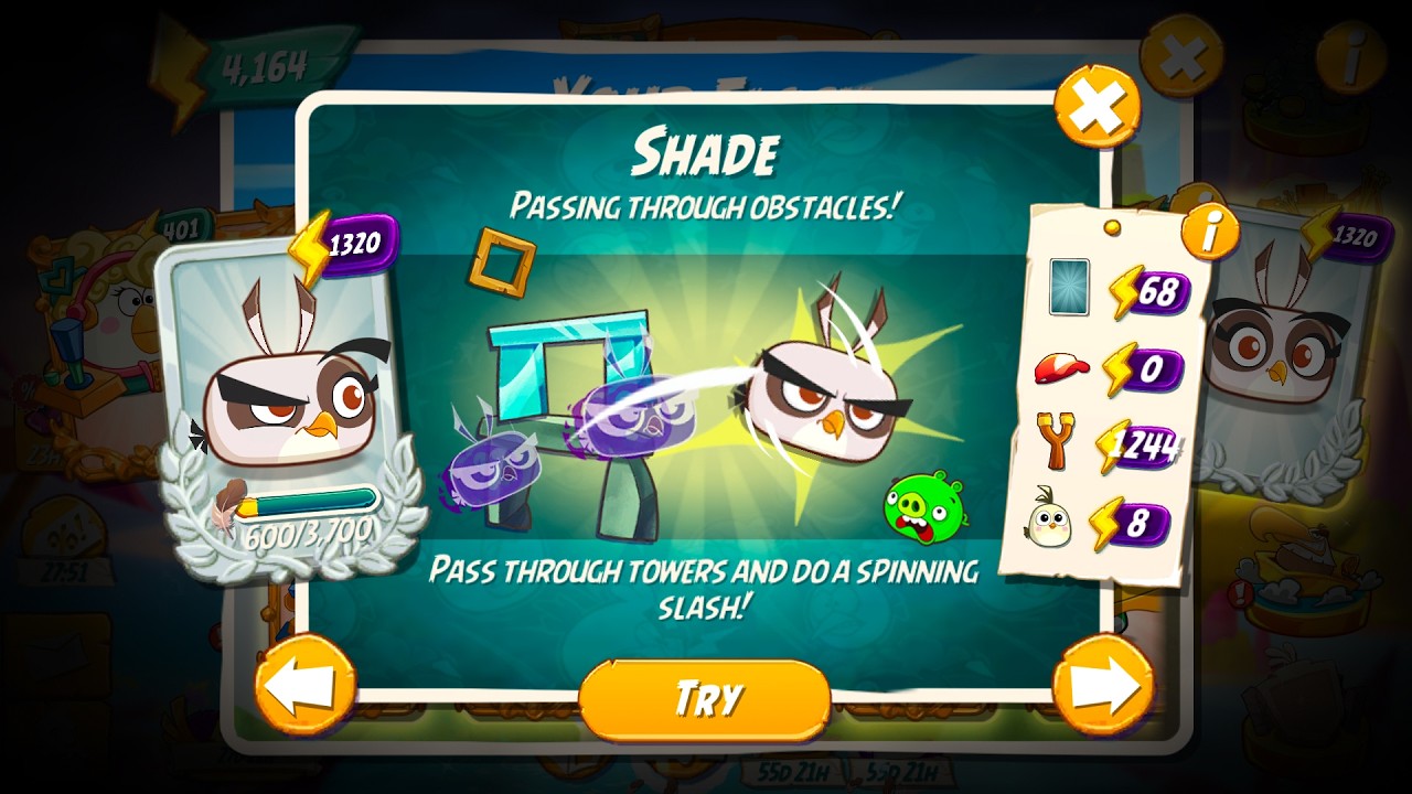 NEW Bird SHADE Unlock Event! Angry Birds 2 AB2 Daily Challenge (Mar 13, 2026)