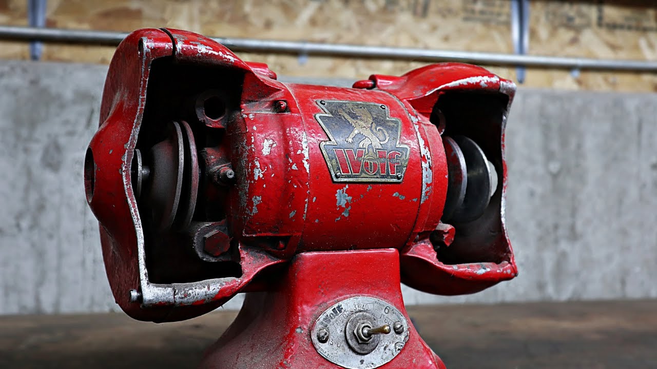 WOLF Bench Grinder Restoration