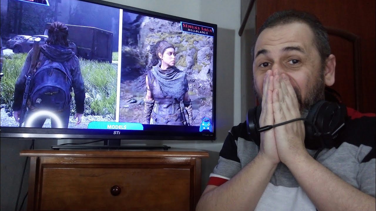 TRETA! HELLBLADE 2 X TLOU 2 COMPARAÇÕES GRÁFICAS REACT!