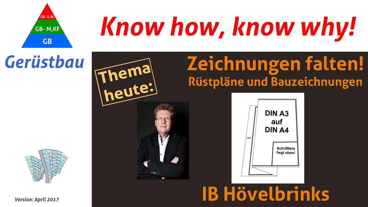 IB-Hövelbrinks- Rüstpläne und Bauzeichnungen falten