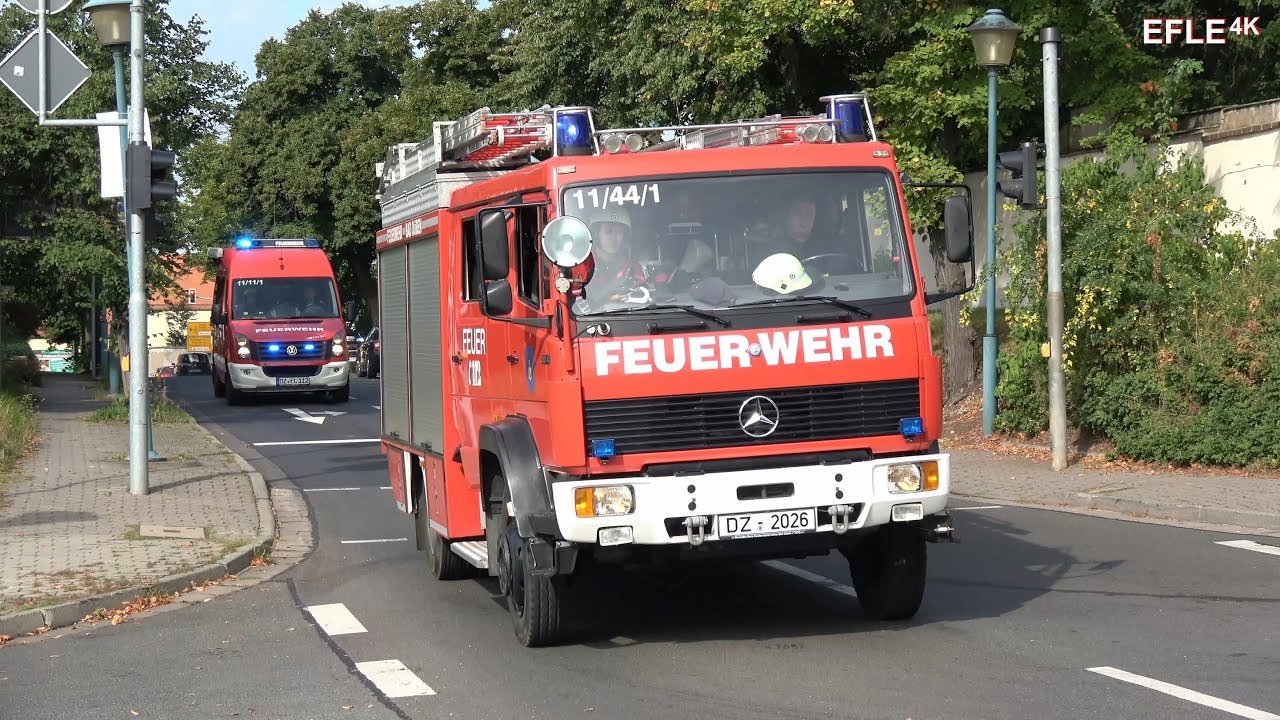 [Brand in Schule mit MANV] Einsatzübung Feuerwehr Bad Düben