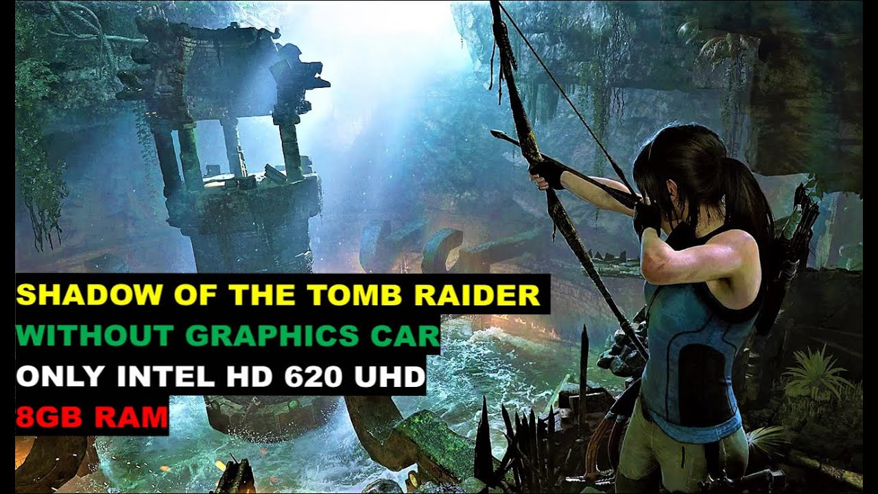 Shadow Of The Tomb Raider Game Tested on Low end pc|i3 8GB Ram & Intel UHD 620|