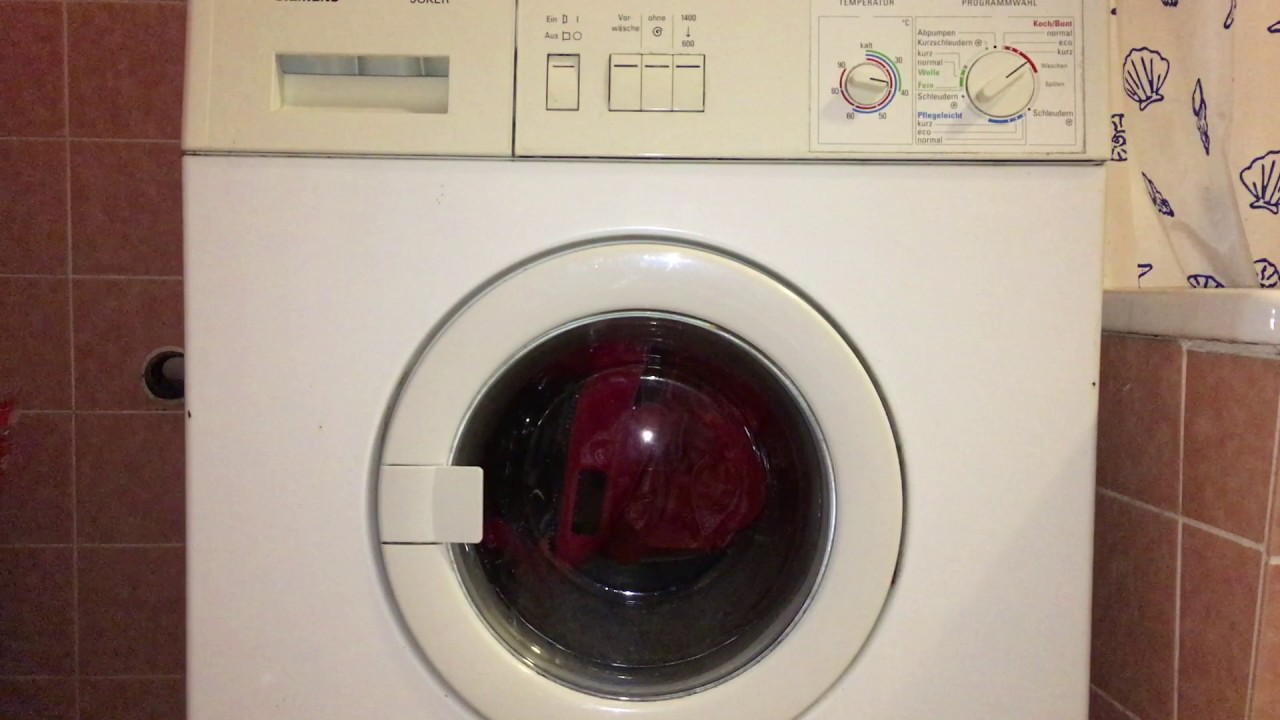 Entspannung Waschen Entspannungswaschen Impressionen Waschmaschine Siemens Joker Relaxen kompl. ASMR