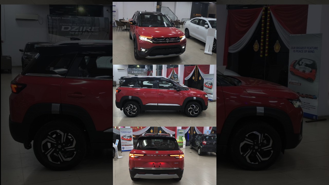 Maruti Brezza Zxi plus Red and black colour🔥 