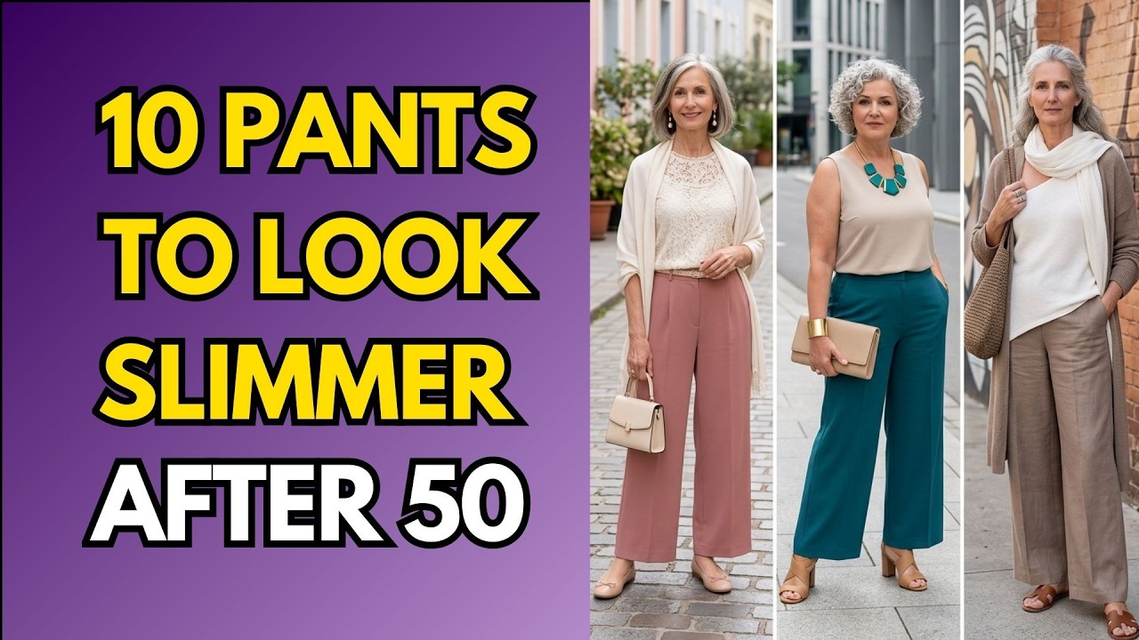 These Pants Will Make Your Hips Look Slimmer After 50!