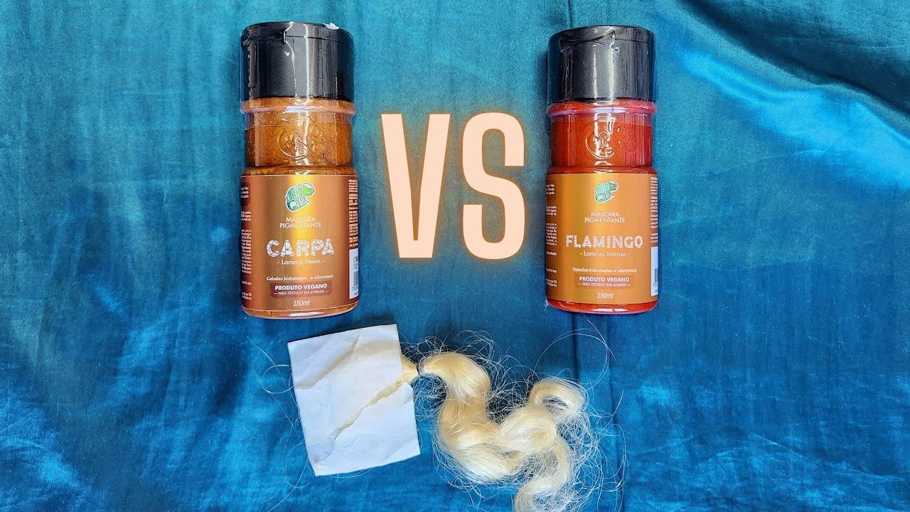 Comparando Carpa e Flamingo da Kamaleão Color base 9 (versão nova)