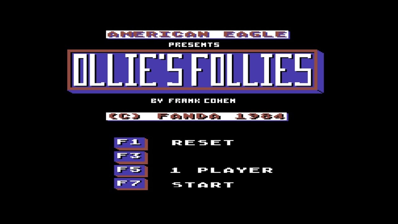 Ollie's Follies C64 Walkthrough
