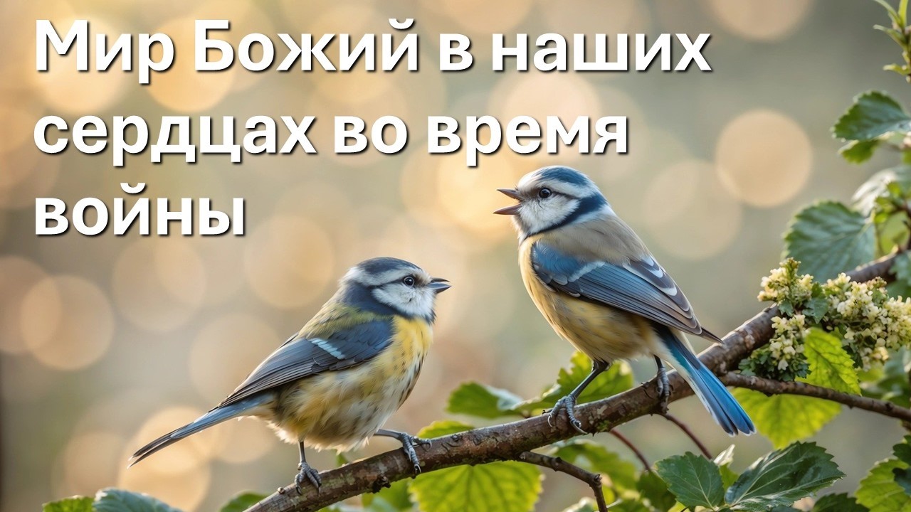 Мир Божий в наших сердцах во время войны - 14/03/2026